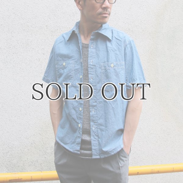 画像7: シャンブレー半袖ワークシャツ / CAMCO（カムコ） (7)