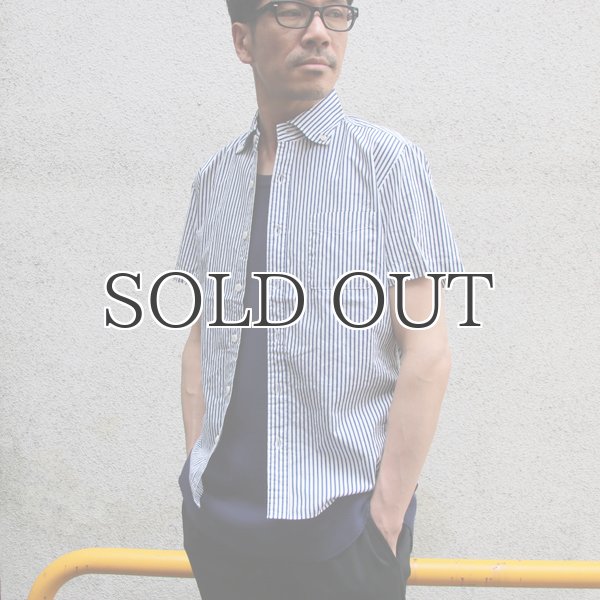 画像6: ワイドスプレッドボタンダウンカラー半袖シャツ【MADE IN JAPAN】『日本製』/ Upscape Audience (6)