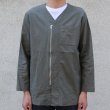 画像21: ソフトリネンキャンバス ARMY ZIP 9分袖 ジャケット『日本製』/ Upscape Audience (21)