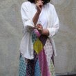 画像2: Vネックバンドカラーテンセル長袖_Shirts[Lady's] 【MADE IN JAPAN】『日本製』/ Upscape Audience (2)
