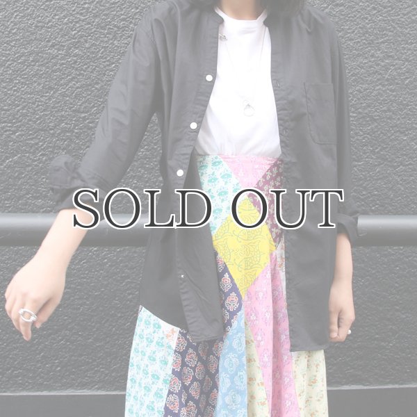 画像3: タイプライターVネックバンドカラー長袖_Shirts【MADE IN JAPAN】『日本製』/ Upscape Audience (3)