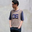 画像7: 【RE PRICE / 価格改定】ネップガーゼナシジナンバリング切替ベースボール5分袖カットソー【MADE IN JAPAN】 / Upscape Audience (7)