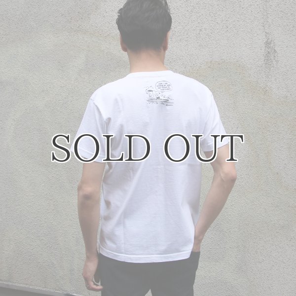 画像2: Old Snoopy "Schulz-Beach" 7.1oz米綿丸胴オールドプリントクルーネックT / Audience (2)