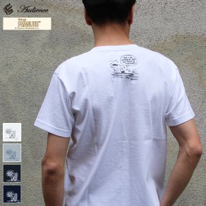 画像: 【RE PRICE / 価格改定】Old Snoopy "Schulz-Beach" 7.1oz米綿丸胴オールドプリントクルーネックT / Audience