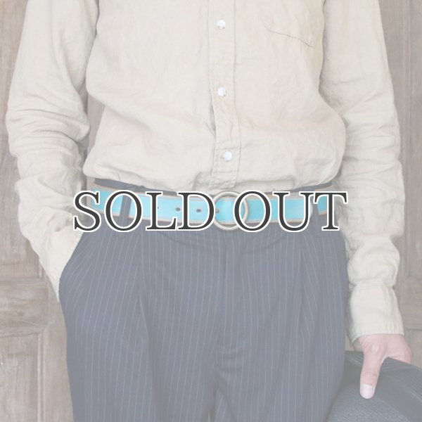 画像3: ペインターバックルレザーベルト / Pieroglyph (3)