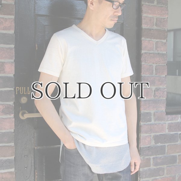 画像8: オーガニックコットン天竺Vネック半袖Tシャツ【MADE IN JAPAN】『日本製』/ Upscape Audience (8)