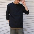 画像7: コットンクロス C/Nヘンリー コンチョ釦 7分袖シャツ【MADE IN JAPAN】『日本製』 / Upscape Audience (7)