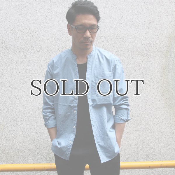 画像11: タイプライターVネックバンドカラー L/S シャツ【MADE IN JAPAN】『日本製』/ Upscape Audience (11)