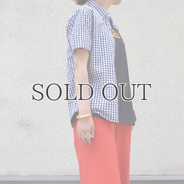 画像4: シャーリングボタンダウン半袖シャツ [Lady's]【MADE IN JAPAN】『日本製』/ Upscape Audience (4)