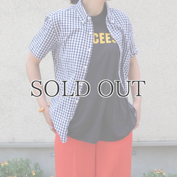 画像5: シャーリングボタンダウン半袖シャツ [Lady's]【MADE IN JAPAN】『日本製』/ Upscape Audience (5)