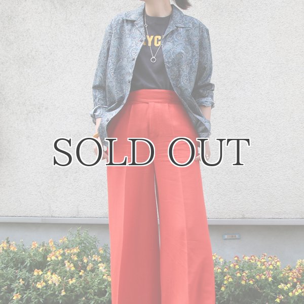 画像6: サラサ柄コットンクロス　オープンカラーL/Sシャツ【MADE IN JAPAN】『日本製』/ Upscape Audience (6)