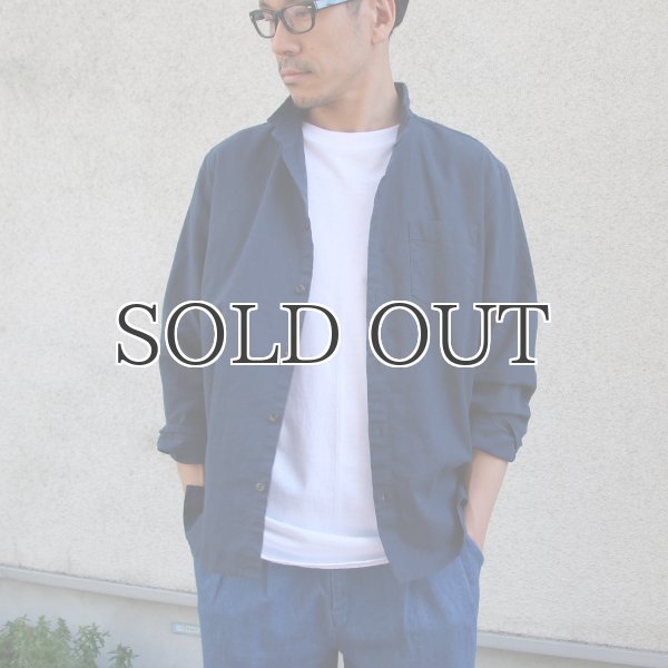 画像9: ソフトリネンコットンキャンバス スタンドスモールカラー9/S シャツジャケット【MADE IN JAPAN】『日本製』/ Upscape Audience (9)