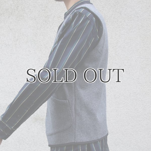 画像12: 【ボンバーヒート】爆暖TWEED スナップベスト『日本製』【MADE IN JAPAN】 / Upscape Audience (12)