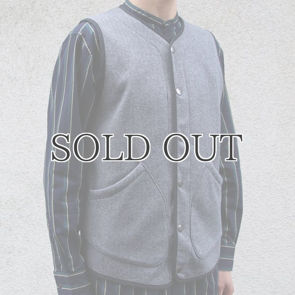 画像14: 【ボンバーヒート】爆暖TWEED スナップベスト『日本製』【MADE IN JAPAN】 / Upscape Audience (14)