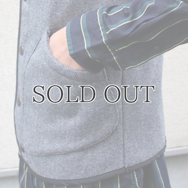 画像17: 【ボンバーヒート】爆暖TWEED スナップベスト『日本製』【MADE IN JAPAN】 / Upscape Audience (17)