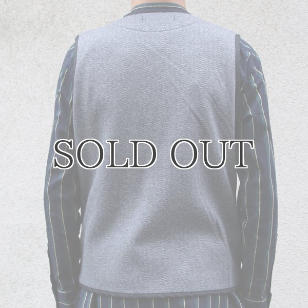 画像13: 【ボンバーヒート】爆暖TWEED スナップベスト『日本製』【MADE IN JAPAN】 / Upscape Audience (13)