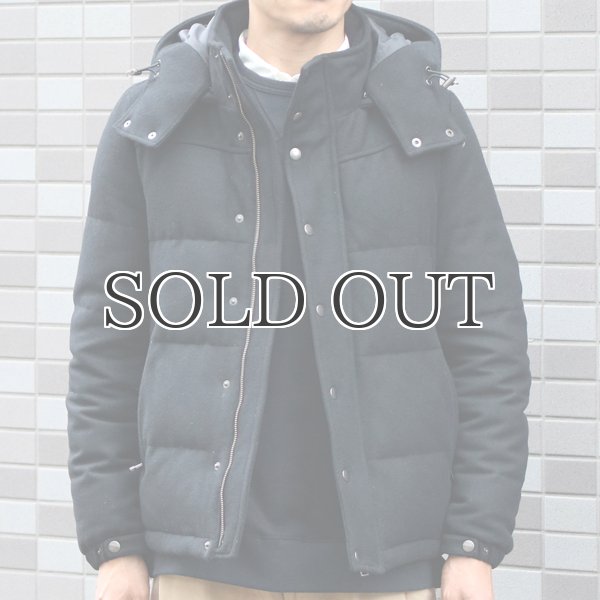 画像6: 610gウールメルトン 脱着フード ダウンジャケット / Audience (6)