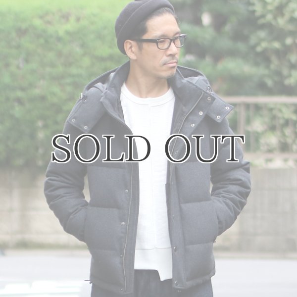 画像9: 610gウールメルトン 脱着フード ダウンジャケット / Audience (9)