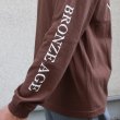 画像18: 【RE PRICE / 価格改定】BRONZE AGE（ブロンズエイジ）16/-天竺 プリント L/S TEE/ Audience (18)