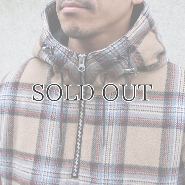 画像18: チェック柄 メルトン サーモライトアノラックパーカー / Audience (18)