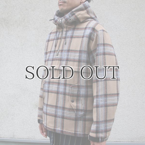 画像15: チェック柄 メルトン サーモライトアノラックパーカー / Audience (15)