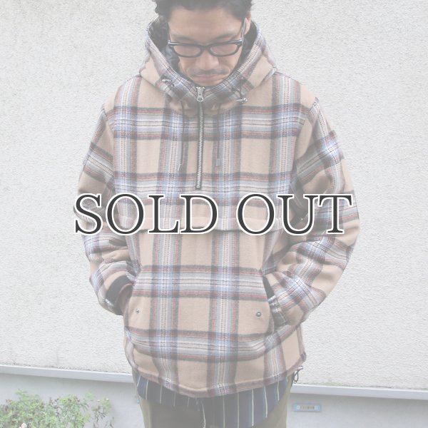 画像11: チェック柄 メルトン サーモライトアノラックパーカー / Audience (11)