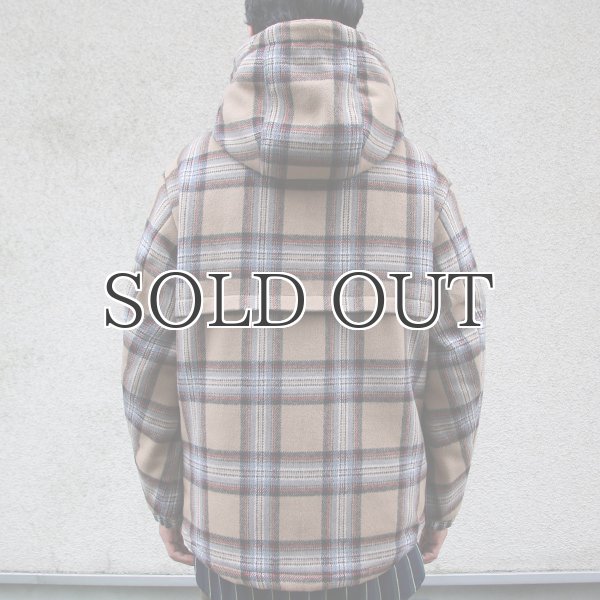 画像17: チェック柄 メルトン サーモライトアノラックパーカー / Audience (17)