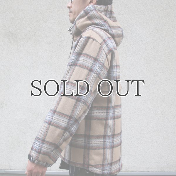 画像16: チェック柄 メルトン サーモライトアノラックパーカー / Audience (16)