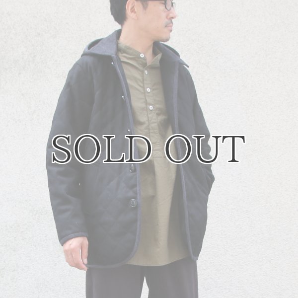 画像8: 610gウールメルトン 脱着フード付 キルティングジャケット 【送料無料】 / Audience (8)