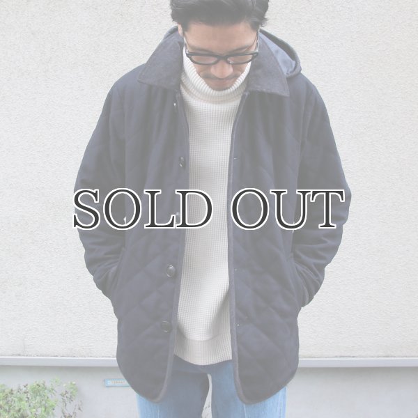 画像7: 610gウールメルトン 脱着フード付 キルティングジャケット 【送料無料】 / Audience (7)