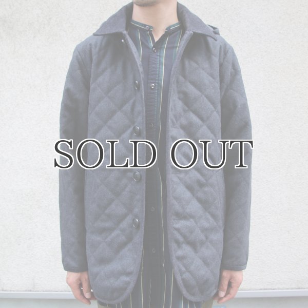 画像10: 610gウールメルトン 脱着フード付 キルティングジャケット 【送料無料】 / Audience (10)