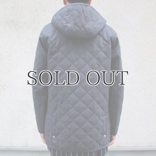 画像13: 610gウールメルトン 脱着フード付 キルティングジャケット 【送料無料】 / Audience (13)