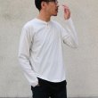 画像6: コーマ天竺コンチョ釦ヘンリーネック L/S Tee【MADE IN JAPAN】/ Upscape Audience (6)