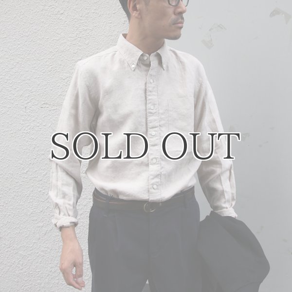 画像4: SONTAKU【ソンタク】/ ジャパンリネンBDシャツ【MADE IN JAPAN】『日本製』【送料無料】 (4)