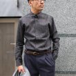 画像8: 【RE PRICE / 価格改定】麻混デニムナローカラーボタンダウン長袖シャツ【MADE IN JAPAN】『日本製』/ Upscape Audience (8)