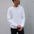 画像8: 【RE PRICE/価格改定】ランダムワッフル グラスポケット付き　クルーネック長袖ニットソー【MADE IN JAPAN】『日本製』/ Upscape Audience (8)