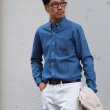 画像7: 【RE PRICE / 価格改定】麻混デニムナローカラーボタンダウン長袖シャツ【MADE IN JAPAN】『日本製』/ Upscape Audience (7)