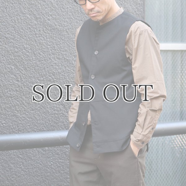 画像5: ギャバジンストレッチ 6釦ベスト【MADE IN JAPAN】 『日本製』  / Upscape Audience  (5)