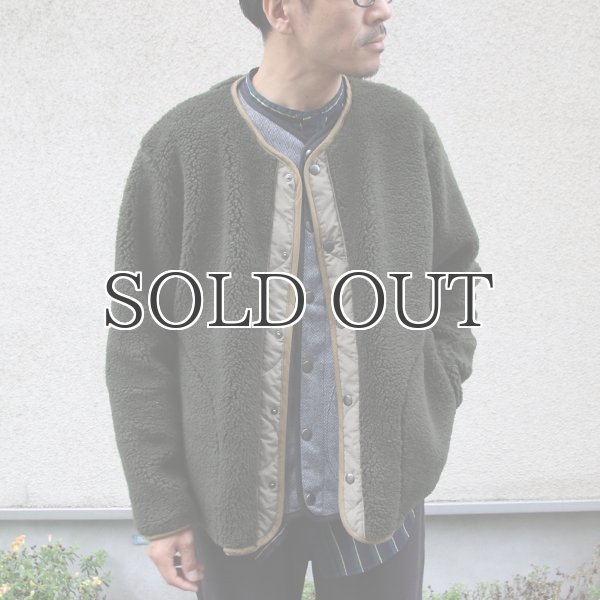 画像13: 【Lanificio Becagli（ベッカリー）】トスカーナボア スナップジャケット【MADE IN JAPAN】『日本製』/ Upscape Audience (13)