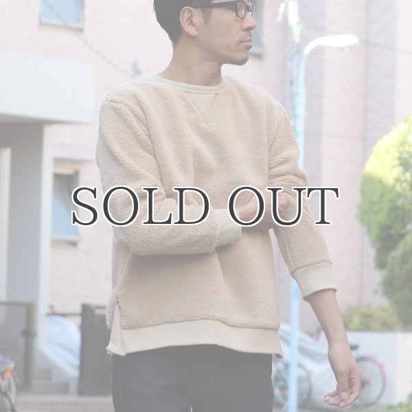 画像6: ソフトタッチボアフリース ガゼットC/N LS【MADE IN JAPAN】『日本製』/ Upscape Audience (6)