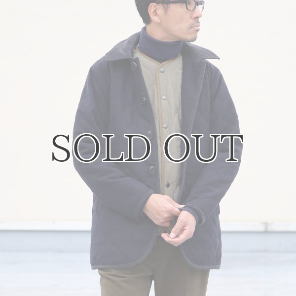 画像3: 610gウールメルトン 脱着フード付 キルティングジャケット 【送料無料】 / Audience (3)