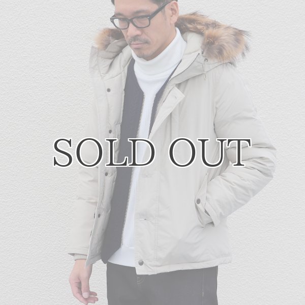 画像3: 『ダウン＆フェザー』小松精錬撥水ナイロン脱着ファー付N2Bダウンジャケット 【送料無料】 / Audience (3)