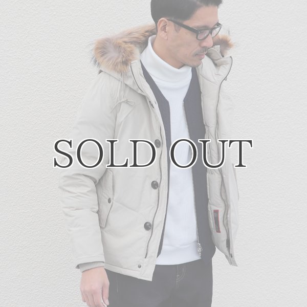 画像4: 『ダウン＆フェザー』小松精錬撥水ナイロン脱着ファー付N2Bダウンジャケット 【送料無料】 / Audience (4)