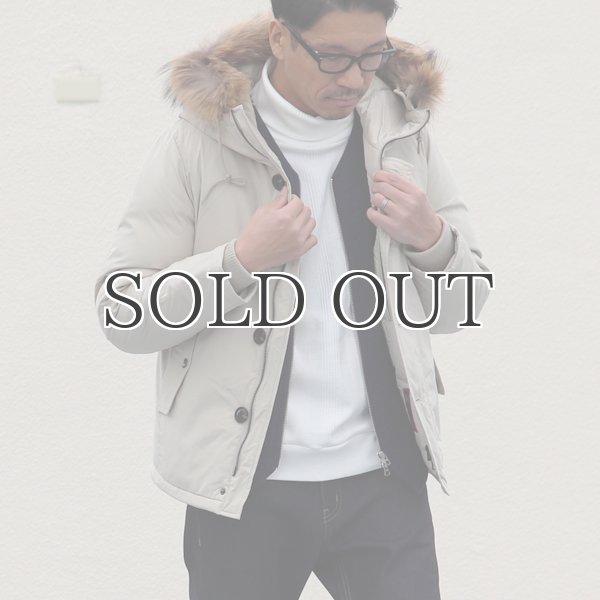 画像5: 『ダウン＆フェザー』小松精錬撥水ナイロン脱着ファー付N2Bダウンジャケット 【送料無料】 / Audience (5)