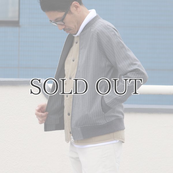 画像4: ウールライクツイルストレッチ MA1ブルゾン【MADE IN JAPAN】『日本製』 / Upscape Audience (4)