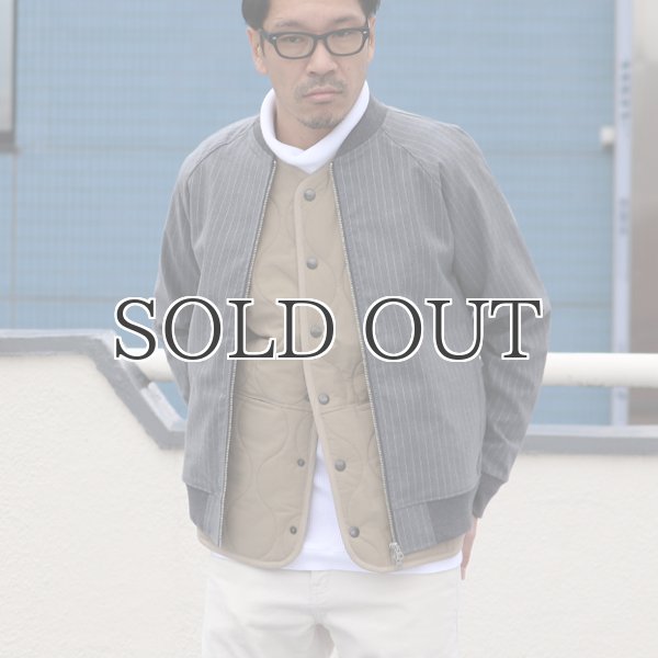 画像5: ウールライクツイルストレッチ MA1ブルゾン【MADE IN JAPAN】『日本製』 / Upscape Audience (5)