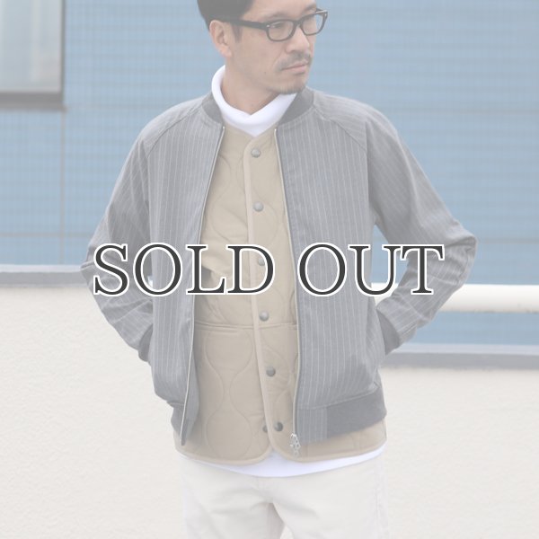 画像3: ウールライクツイルストレッチ MA1ブルゾン【MADE IN JAPAN】『日本製』 / Upscape Audience (3)