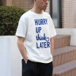 画像5: Riding High / 12/-JERSEY FLOCKY PRINT S/S TEE (HURRY UP)【MADE IN JAPAN】『日本製』 (5)