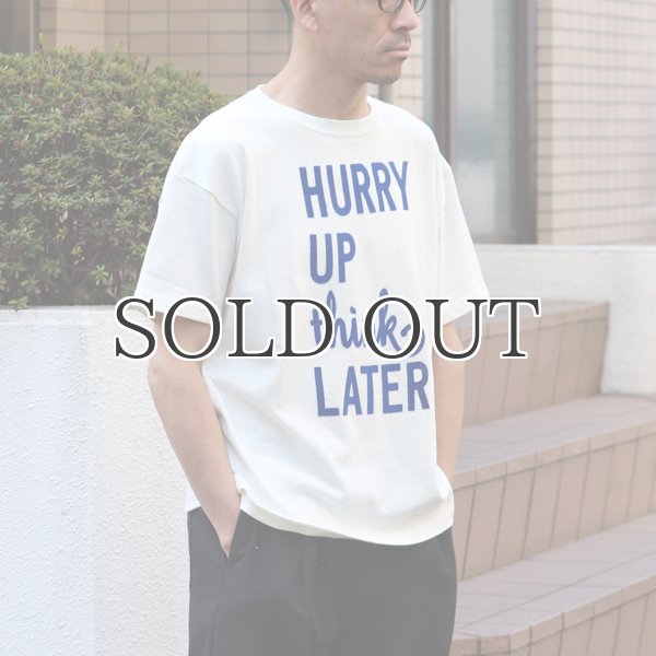 画像5: Riding High / 12/-JERSEY FLOCKY PRINT S/S TEE (HURRY UP)【MADE IN JAPAN】『日本製』 (5)
