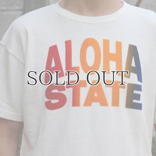 画像10: Riding High / 12/-JERSEY FLOCKY PRINT S/S TEE (ALOHA)【MADE IN JAPAN】『日本製』 (10)